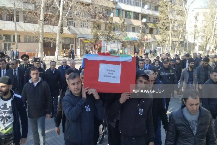 1-ci Qarabağ savaşı Şəhidinin nəşi Mingəçevirdə dəfn olunub