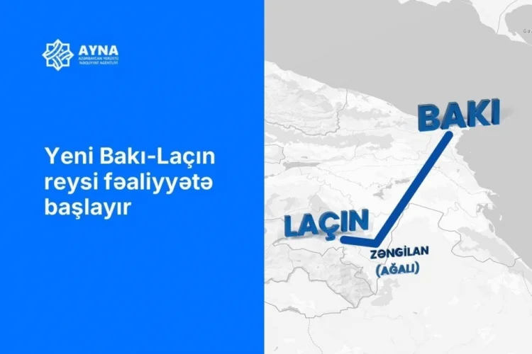 Bakı-Laçın reysi üzrə ilk avtobus yola düşüb