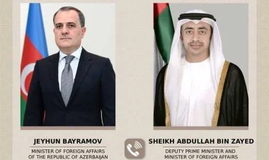 Azərbaycan və BƏƏ XİN başçıları telefonla danışıblar