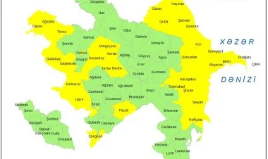 Küləkli hava şəraiti ilə bağlı sarı xəbərdarlıq verilib
