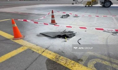 Naxçıvan aeroportunun uçuş-eniş zolağına da zərər dəyib
