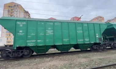 Rusiyadan Ermənistana gedən taxıl Bakıdan yola salınıb