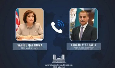 Azərbaycan və Pakistan parlament sədrləri telefonla danışıb