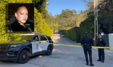 Müğənni Rihannanın evinə beşaçılan tüfənglə 10 atəş açılıb