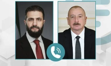 Suriya prezidenti Əhməd Əl Şara İlham Əliyevə zəng edib