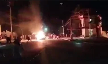 Kubada camahat Kommunist Partiyasının ofisini yandırıb