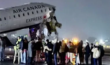 Nyu-Yorkda təyyarə qəzası olub, hava limanı bağlanıb