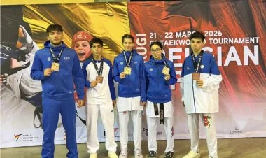 Azərbaycan taekvondoçuları Belçikada 5 medal qazanıblar