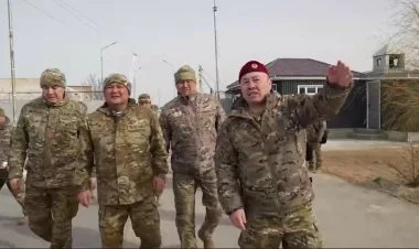 Qazaxıstanda Dəniz Qüvvələrinin döyüş hazırlığı yoxlanılıb