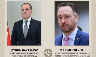 Ceyhun Bayramov Belçikanın XİN rəhbəri ilə danışıb
