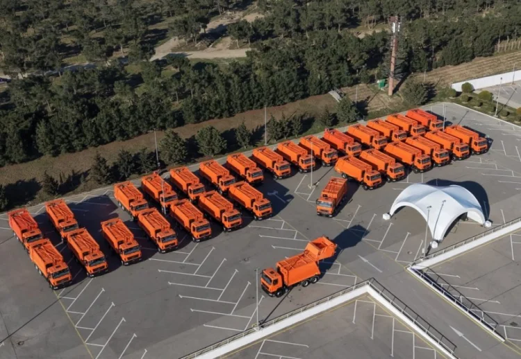 Gəncə məişət tullantıları daşıyan texnika istehsal edib FOTO