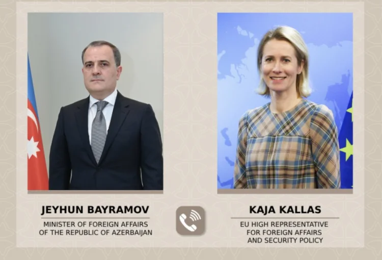 Ceyhun Bayramov Kaya Kallasla telefonla danışıb