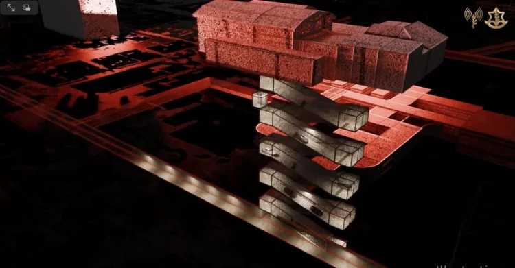 İDF Xameneinin bu gün sökülmüş yeraltı bunkerini göstərib