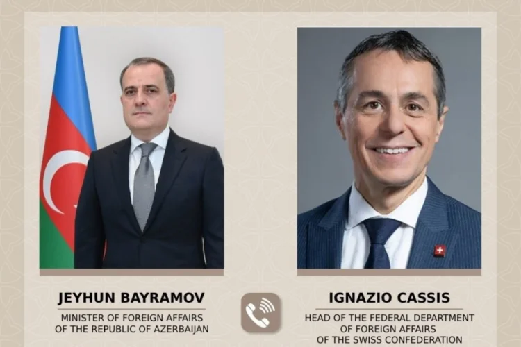 Ceyhun Bayramov İsveçrə XİN rəhbəri ilə danışıb