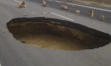 Xırdalan–Masazır–Novxanı avtomobil yolunda çökmə olub