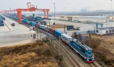 Çindən Orta Dəhliz vasitəsilə yeni yük qatarı xətti açılıb