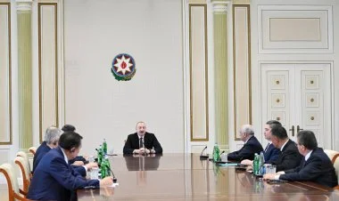 İlham Əliyev TDT hökumət başçıları ilə görüşüb FOTO