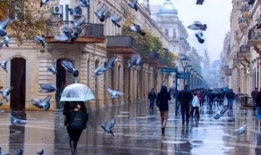 Sabah Bakıda yenə intensiv yağış gözlənilir