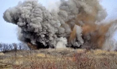 Ağdərədə mina partlayıb