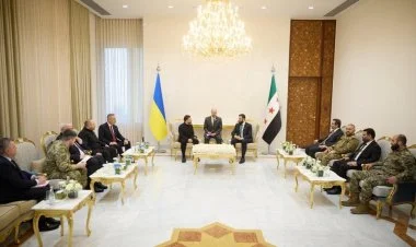 Dəməşqdə Əş-Şaraa, Zelenski və Fidan bir araya gəliblər