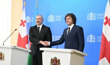 İlham Əliyev Gürcüstanda dövlət səfərindədir FOTO/VİDEO