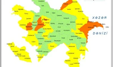 Küləkli hava şəraiti ilə bağlı sarı və narıncı xəbərdarlıq