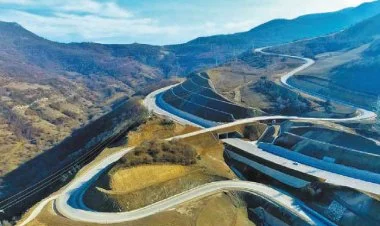 Azad olunmuş ərazilərdə salınan yolların ümumi uzunluğu