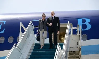 İlham Əliyev Türkiyəyə işgüzar səfərə gəlib