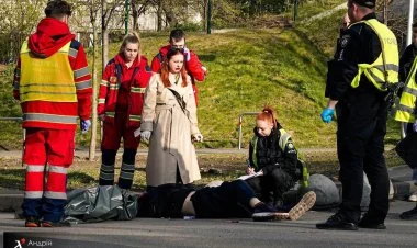 Kiyevdə terrorçu yoldan keçənləri güllələyib: 6 ölü