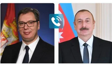 Serbiya Prezidenti Aleksandar Vuçiç İlham Əliyevə zəng edib