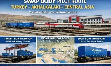 Bakı-Tbilisi-Qars dəmir yolu ilə Avropadan Asiyaya yük keçib