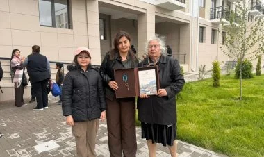 Növbəti köç karvanı Ağdam şəhərinə çatıb