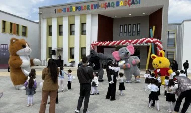 Füzulidə 240 yerlik körpələr evi-uşaq bağçası açılıb