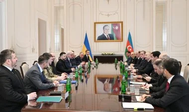 Ukrayna Prezidenti Zelenski Azərbaycanda işgüzar səfərdədir