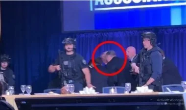 Trampın qəbulunda atəş açılıb VİDEO