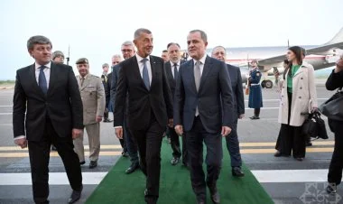 Çexiyanın Baş naziri Andrey Babiş Azərbaycana səfərə gəlib