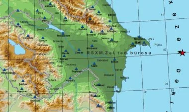 Xəzər dənizində zəlzələ baş verib