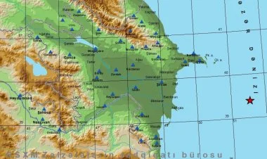 Xəzərdə yenə zəlzələ oldu