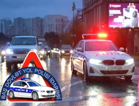 Yağıntılı hava şəraiti ilə bağlı sürücülərə müraciət