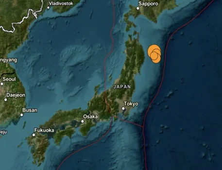 Yaponiya sahillərində 7,4 bal gücündə zəlzələ baş verib