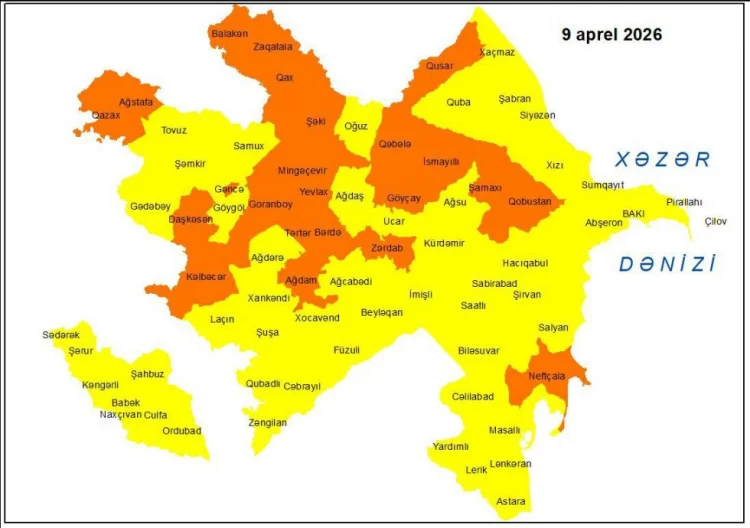 Bəzi rayonlarda külək get-gedə güclənəcək