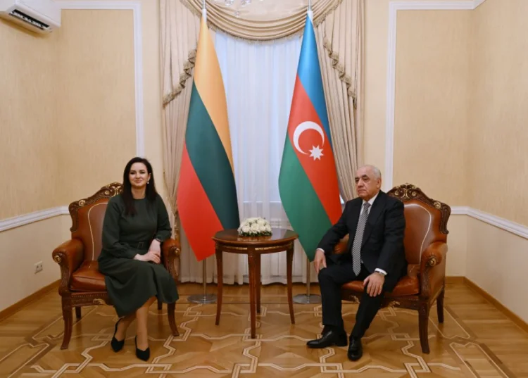 Azərbaycanın və Litvanın Baş nazirləri Bakıda görüşüblər