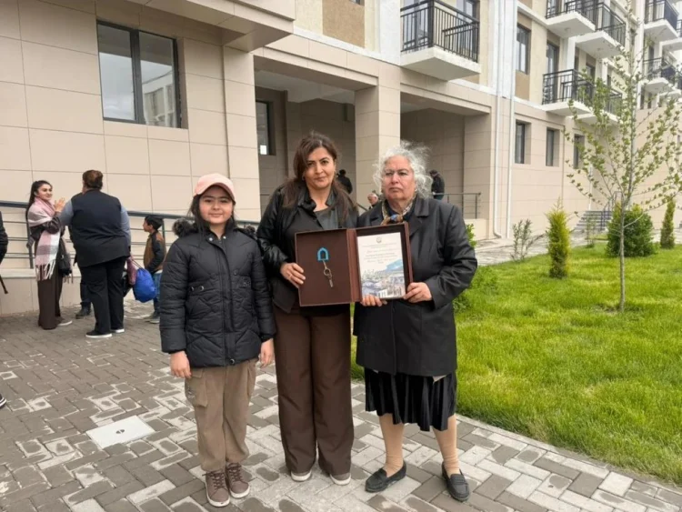 Növbəti köç karvanı Ağdam şəhərinə çatıb
