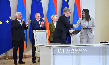 Aİ və Ermənista bağlantı tərəfdaşlığı sazişi imzalayıb