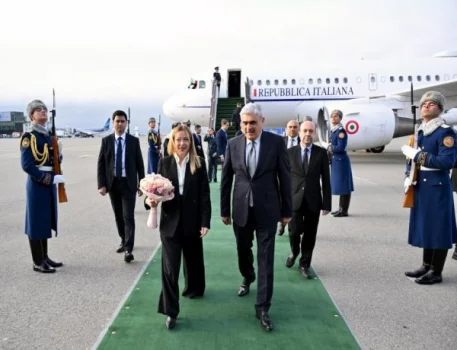 İtaliyanın Baş naziri Corcia Meloni Bakıda səfərdədir