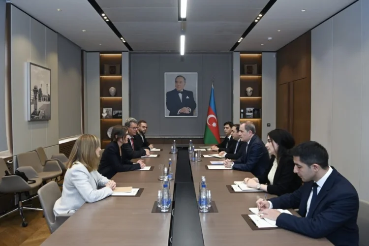 Ceyhun Bayramov "Qırmızı Xaç"ın prezidentini qəbul edib