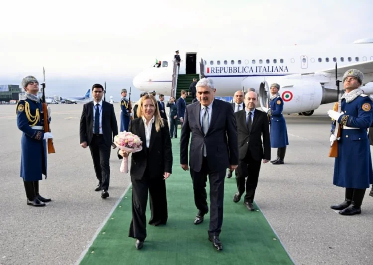 İtaliyanın Baş naziri Corcia Meloni Bakıda səfərdədir