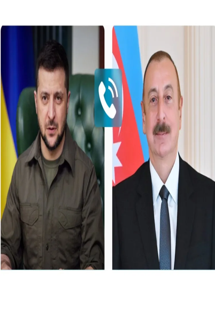 Volodimir Zelenski İlham Əliyevə zəng edib